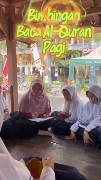Bimbingan Intensif Mengaji Pagi Santri
